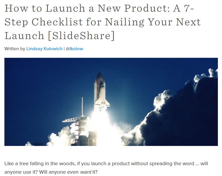 product launch planning